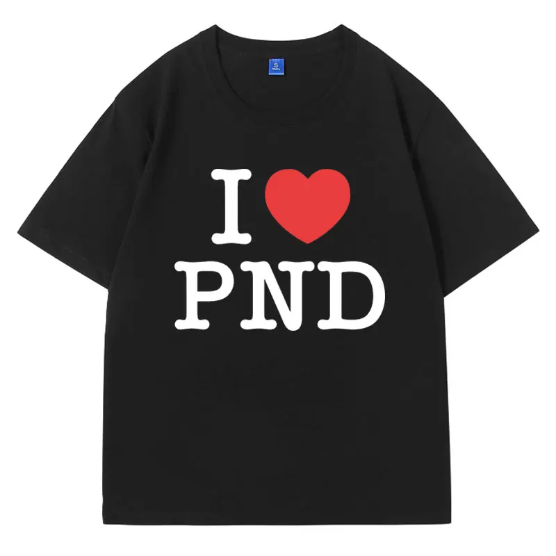 Partynextdoor L Love PND T Shirt Men Women's Trend Vintage Harajuku T-shirt Casual Oversized Short Sleeve Tee Shirts Cotton Tees