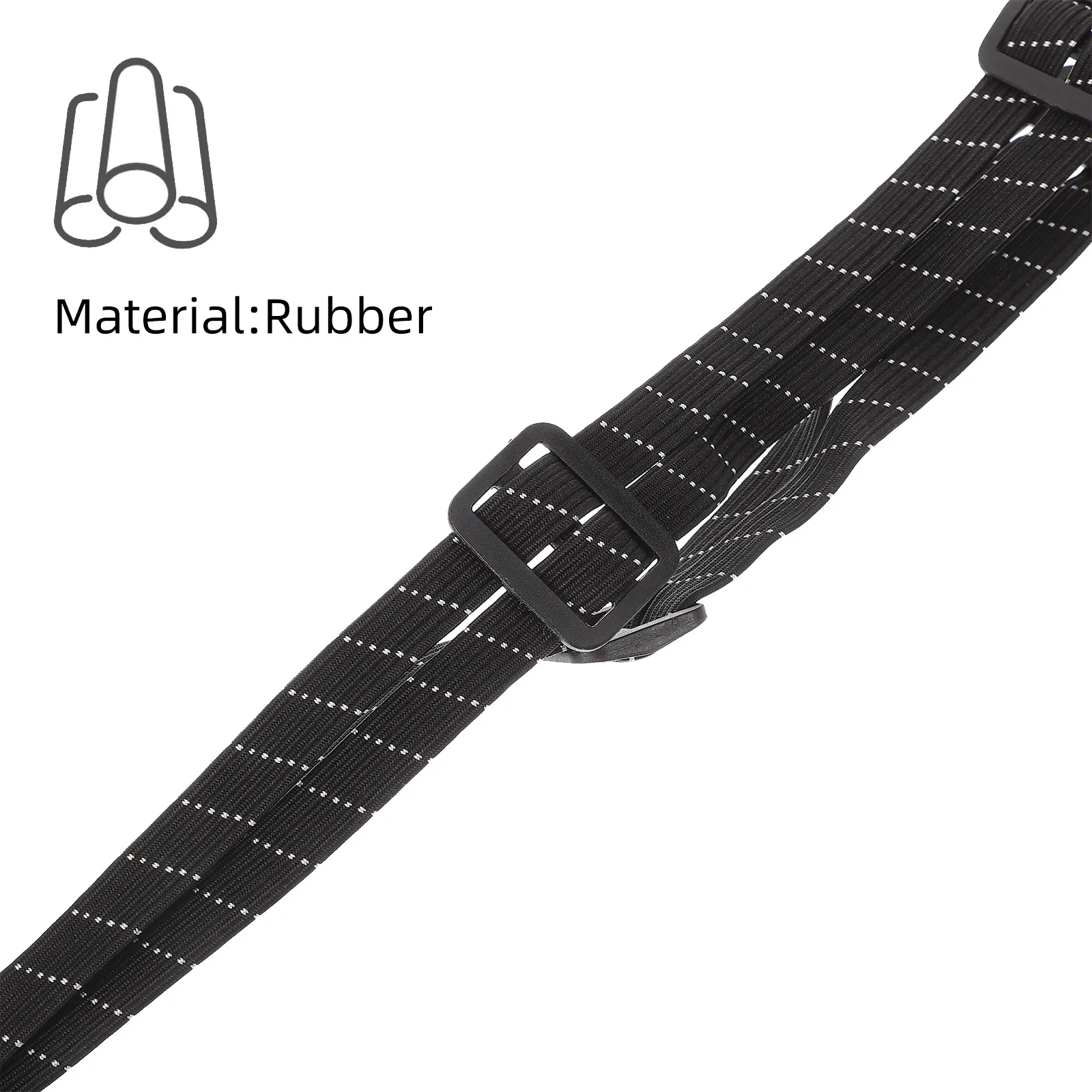 

Elastic Rope for Motorcycles and E-Bikes Luggage Binding Strap Lightweight Portable Bungee Cord for Secure Travel