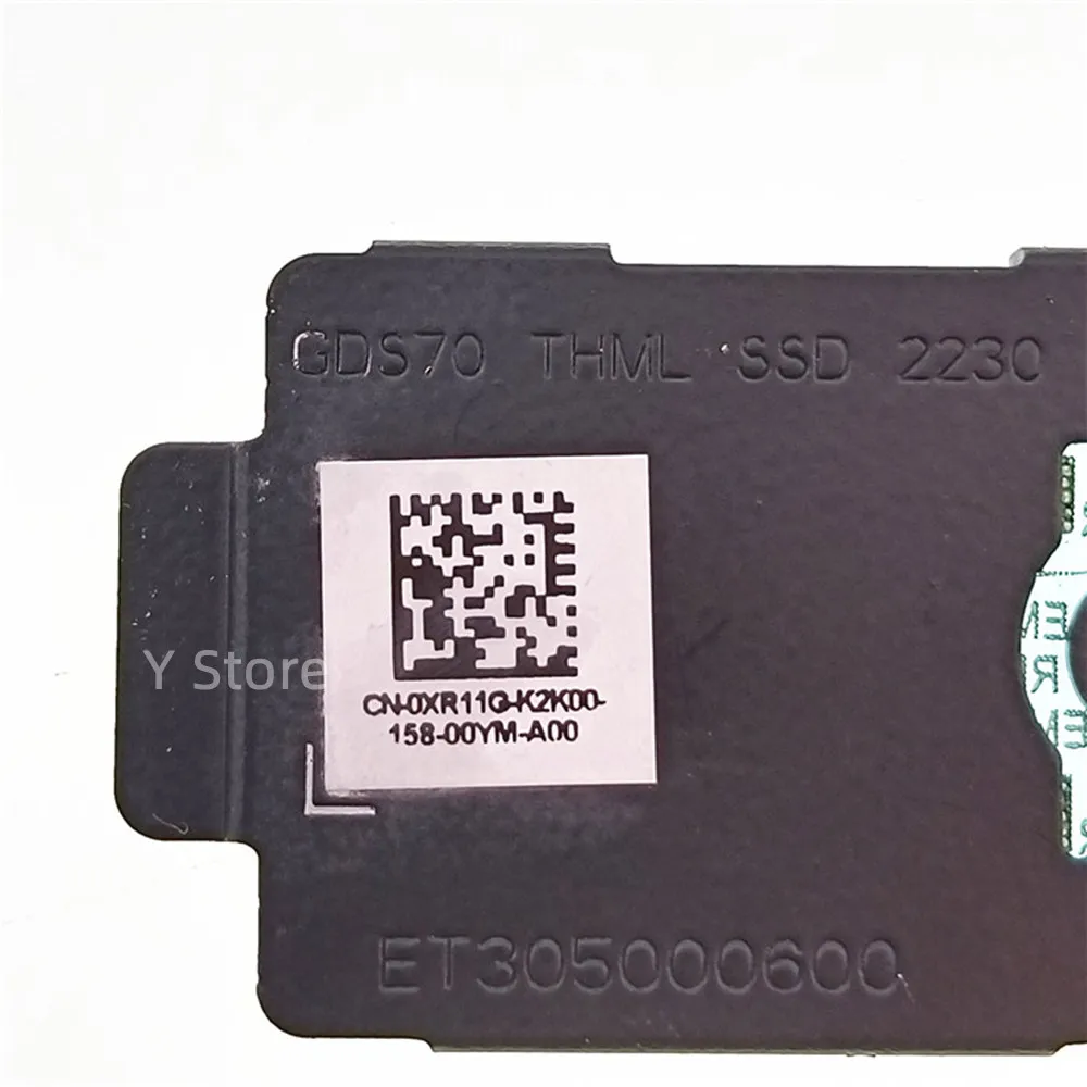 Y Store 0XR11G XR11G M.2 2230 SSD NVME تصاعد بطاقة التخزين بين قوسين غطاء المبرد لوحة حرارية لديل ALIENWARE x17 R1 R2