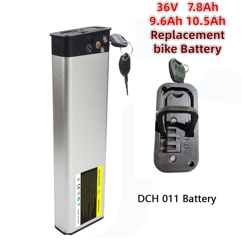 

36V Removable Bike Battery 7.8Ah 9.6Ah 10.5Ah Replacement bike Battery for Lankeleisi A6 G100 Foldable City Commuter Bike