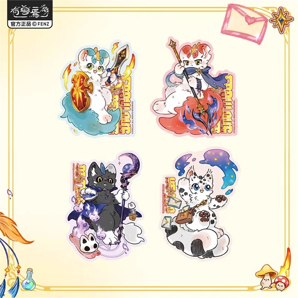 Official Fabulous Beasts Suitcase Diy Decorative Sticker Collection Cosplay Original Gift Cute Lovely