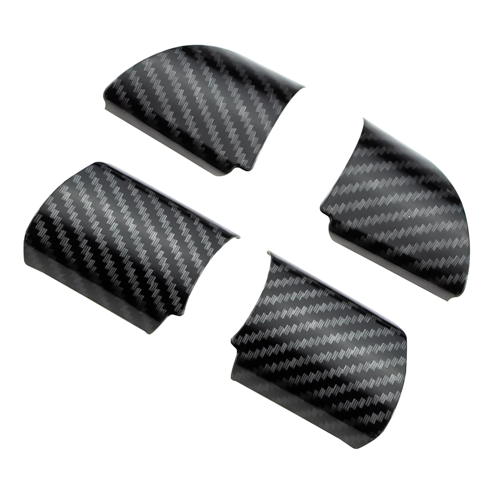 Car Accessories for Ford Focus 2 MK2 2005 - 2011 Steering Wheel Buttons Panel Cover Trim Stickers Carbon Fiber