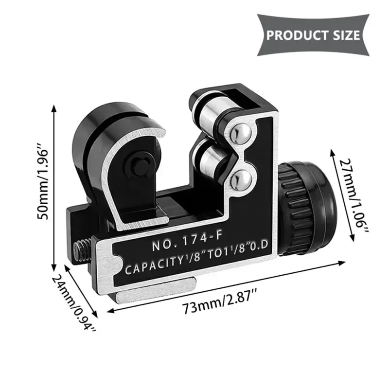 For Diameter From 1/8 To 1-1/8 Inch 3-28mm Cutter for Copper Brass Aluminum Thin Stainless Steel Tube Mini Steel Tube Cutter