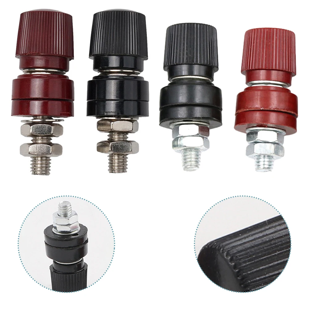 Binding Terminal For Battery Contactors Color ,Red Audio Binding Post Contact Easy Tighten And Assemble Binding