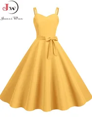 Spaghetti Strap Sexy Party Dress Women Summer Vintage Elegant Sleeveless High Waist Midi Dress