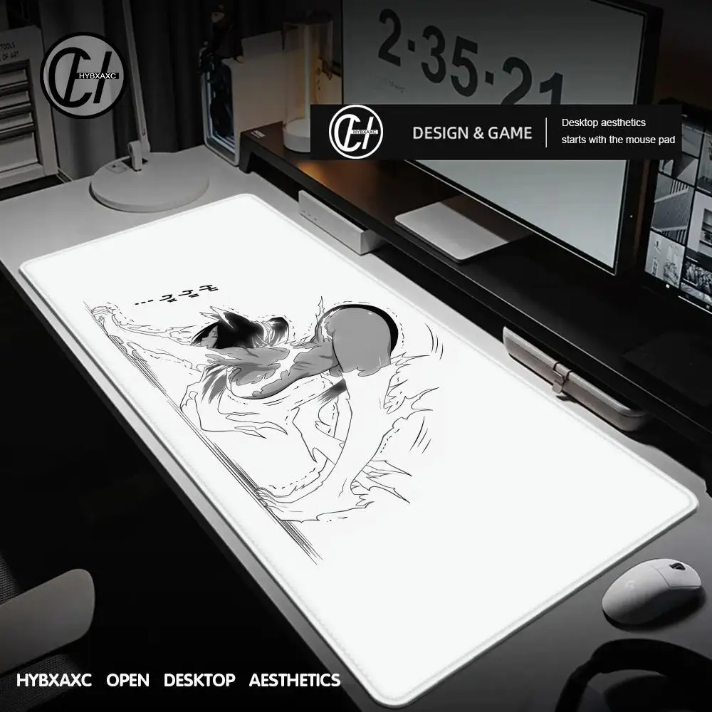Anime Mousepad XXL Bleach Mouse Pad Shihouin Yoruichi Large Computer Mause Pad Rubber Manga Deskmat Laptop Mats