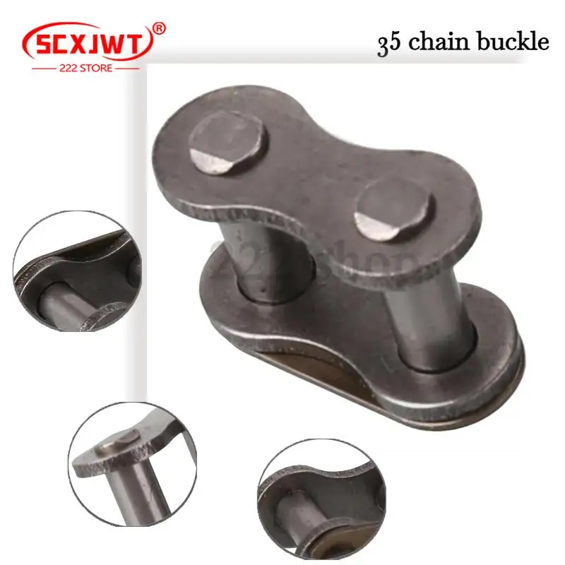 مشبك سلسلة بإبزيم كامل - سلسلة دوارة قصيرة من الفولاذ الكربوني بصف واحد لتطبيقات النقل الصناعي