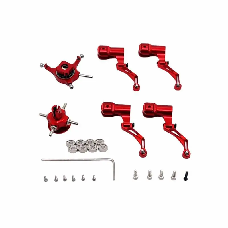 WLtoys K124 K170 RC Afstandsbediening Vliegtuigen Accessoires Metalen Verbeterde Cross Disc Rotor Head Blade Clip