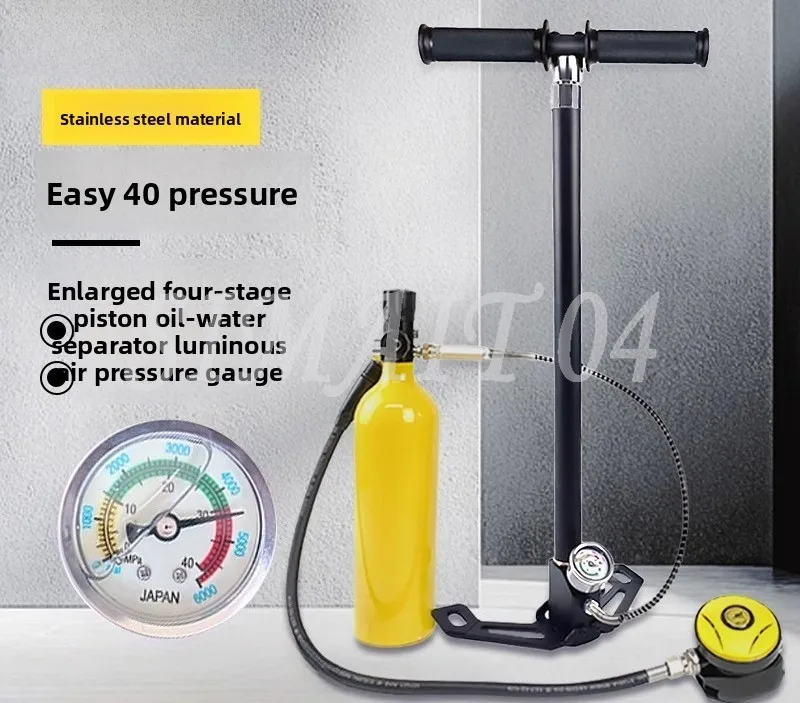 

Strengthen The High-pressure Air Pump 40mpa Pressurized Four-stage Pump, Save Effort 30mpa Diving Oxygen Cylinder Tire Inflation