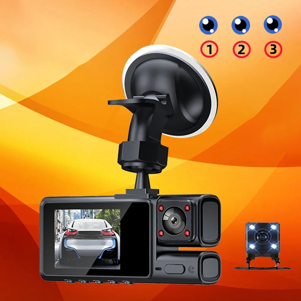 

Dual Lens Car DVR Car Truck Front GC G Sensor GPS High Universality Fitment Inch IPS 170 Degrees Cycle Recording