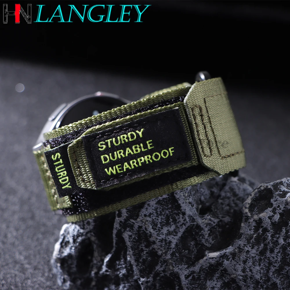 20 مللي متر 22 مللي متر النايلون حزام لهواوي ساعة GT 4 GT4 46 مللي متر الفرقة سوار ل Forerunner 255/265/965 معصمه الرجال الرياضة العالمي الفرقة