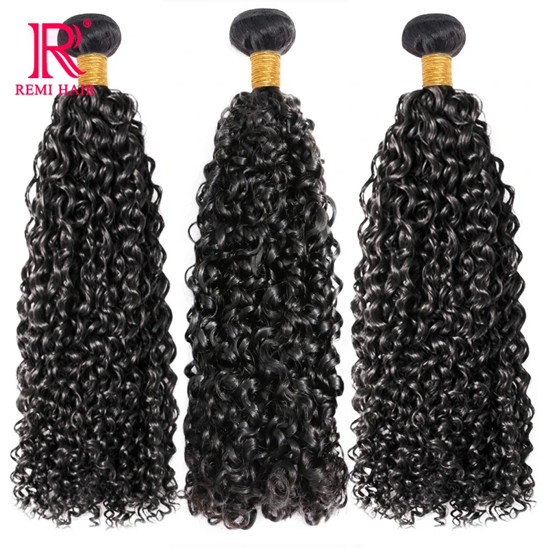 

Kinky Curly Remy 100% Real Human Hair Bundle Natural Black Original Hair Weaving Peruvian Sewn Hair Extensions For Women