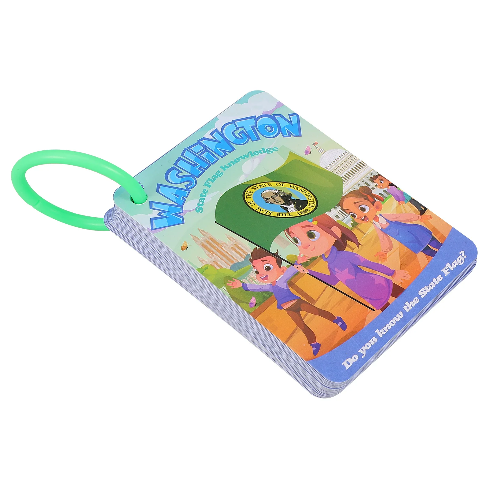 

1Set Us State Flag Recognition Educational Cards Early Childhood Learning Parent Child Interaction Cognitive Development Flash