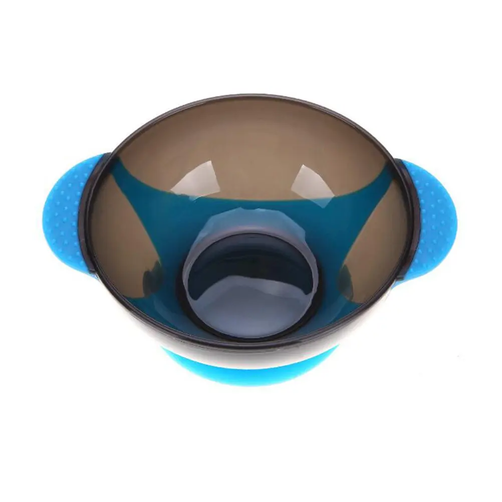 4Pcs Washable Hair Dye Bowls with Strong Suction Cup Fixing for Home Salon DIY Hair Coloring No Hassle Mixing Tinting Bowls