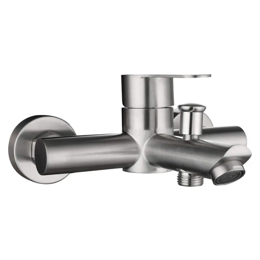 

Stainless Steel Bathroom Shower Tub Faucet WallMounted, Brushed Nickel, SNA516
