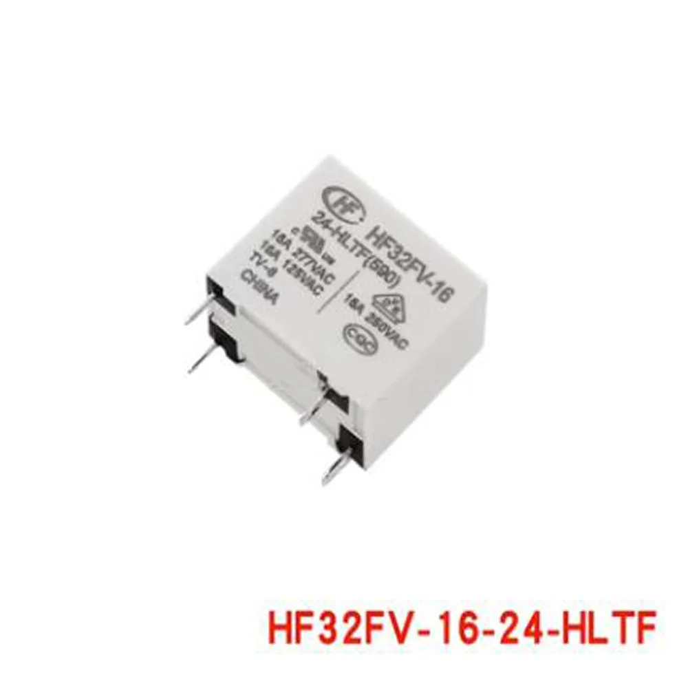 HF32FV-16-5/12/24-hltfオープン、4ピン、16a277vacリレー、5v、12v、24v、10個/ロット