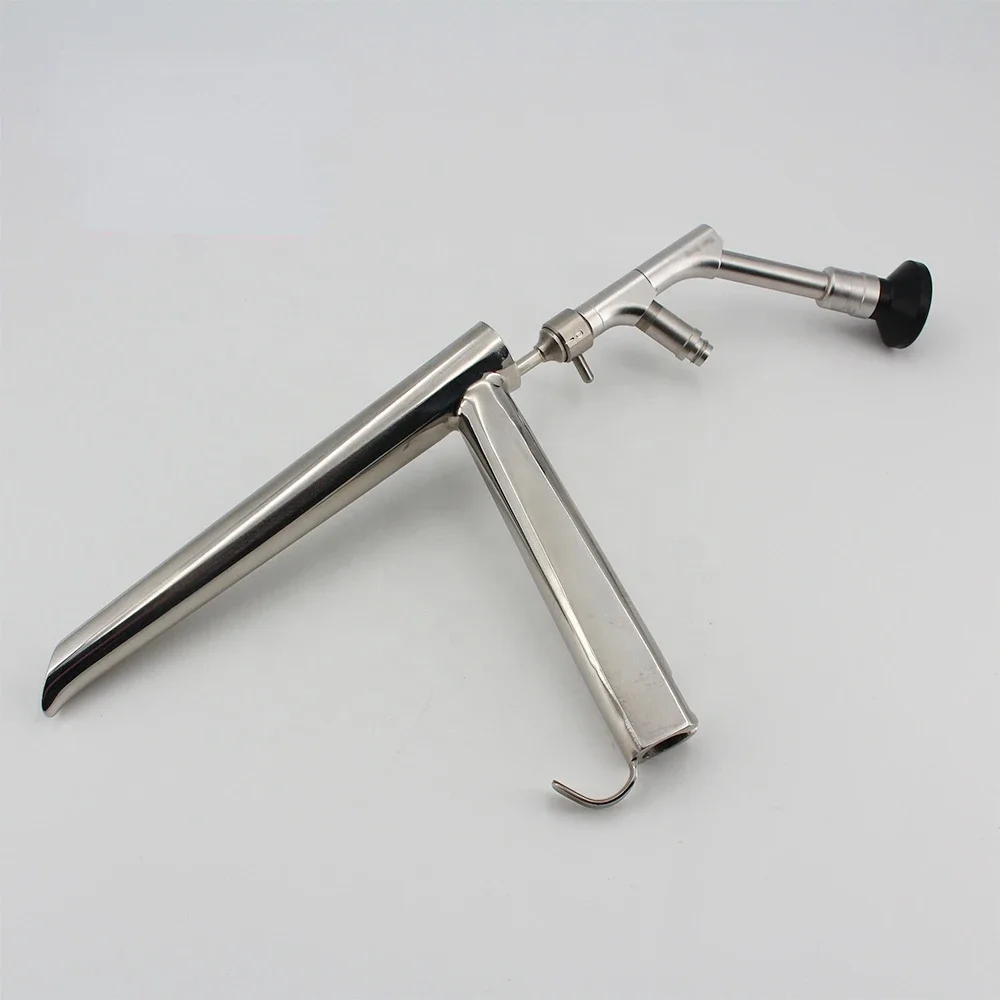 Laryngology Premium Rigid ENT Throat Endoscope Side Viewing Self-retaining Self Retaining Laryngoscope set