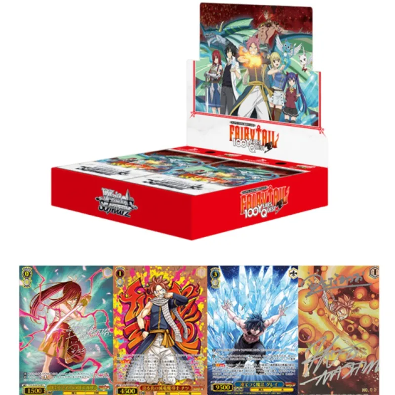 

Bandai Weiss Schwarz карты Booster Pack 100-летняя серия Quest Коллекционная карта Оригинальный чехол Аниме Периферийные подарочные игрушки