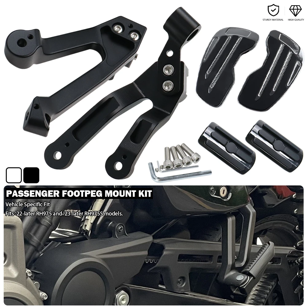 Motorcycle Footboard Passenger Footpeg Rear Foot Peg Mount Kit Fits For Harley Sport Nightster RH 975 Special RH975S 2022-2024