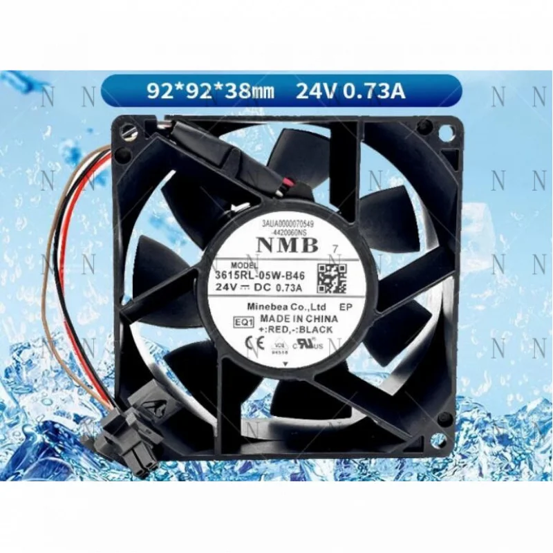 

Охлаждающий инверторный вентилятор YJJ 3615RL-05W-B46 92*92*38 мм 9038 ABBACS880 4-проводной 24 В 0,73 А