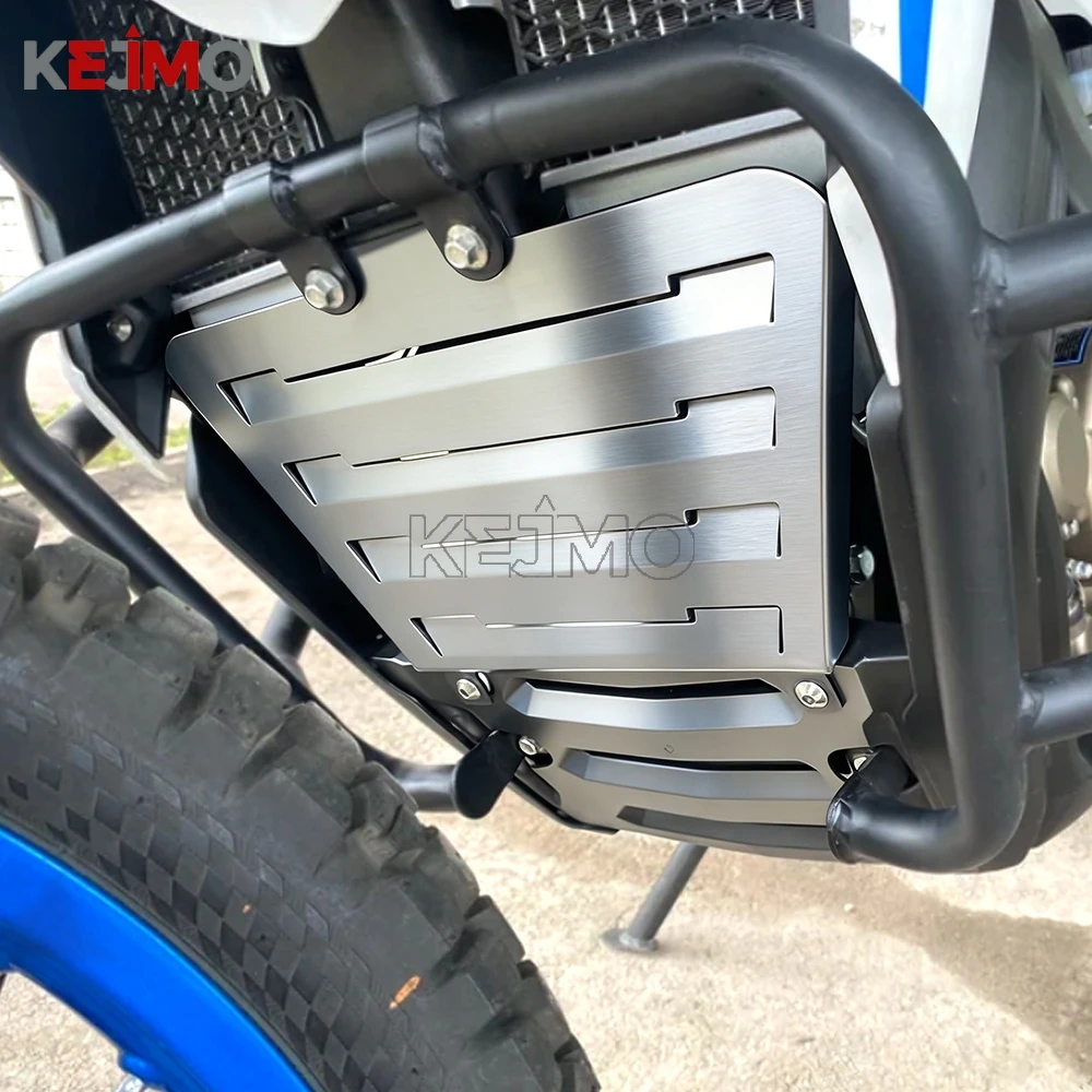 

Aluminum Engine Protector Cover Protector Flap Radiator Guard Protection For LONCIN VOGE 300 Rally 300 GY RALLY300 Accessories