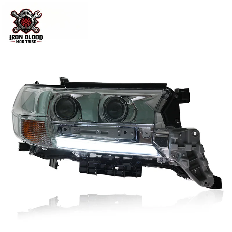 Suitable for 2016-2020 Toyota Headlight Assembly Modified High-End Land Cruiser LED Daytime Running Light Turn Sign