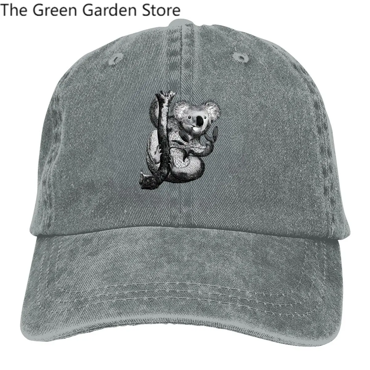 Australian Koala Multicolor Hat Peaked Men's Cap The  Eucalyptus Personalized Visor Protection Hats