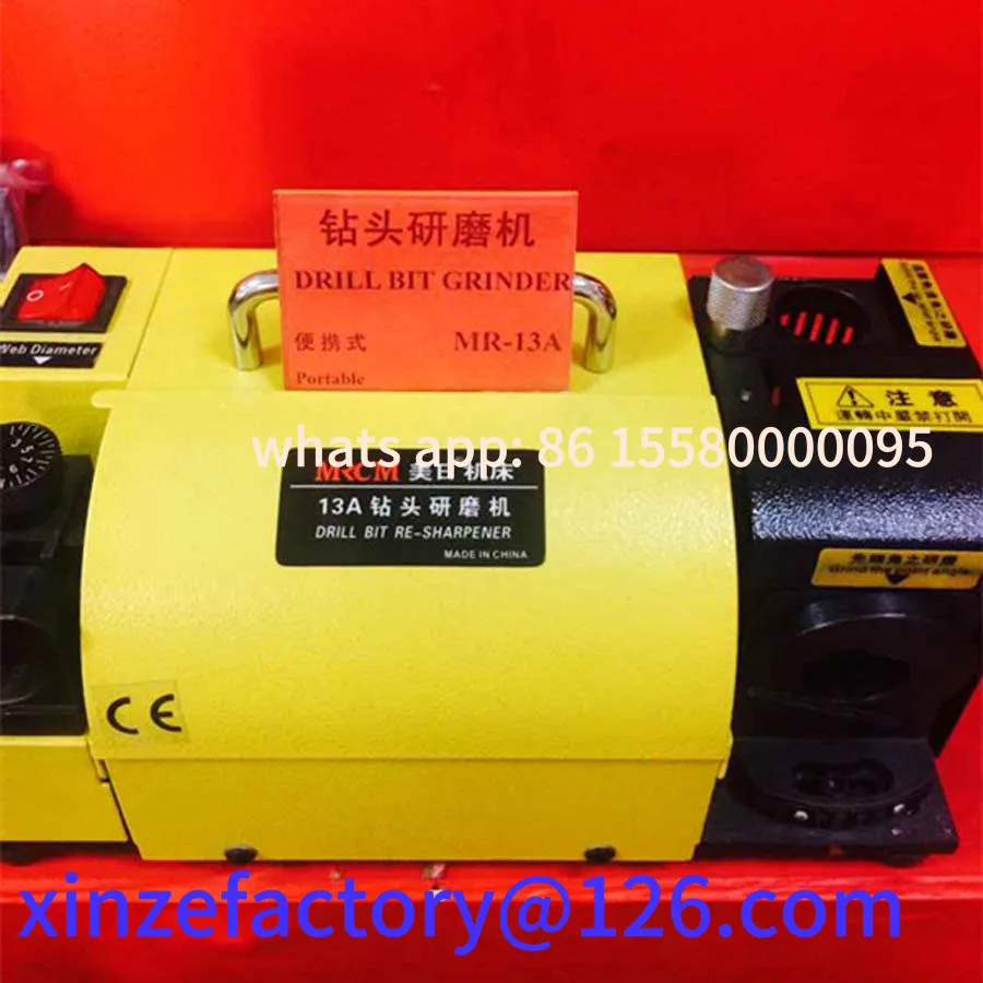 

Customizable 180W Drill Bit Sharpener 110V/220V Portable Angle Grinder Disc Universal Normal Grinding Machine MR-13A Bit Sharpen