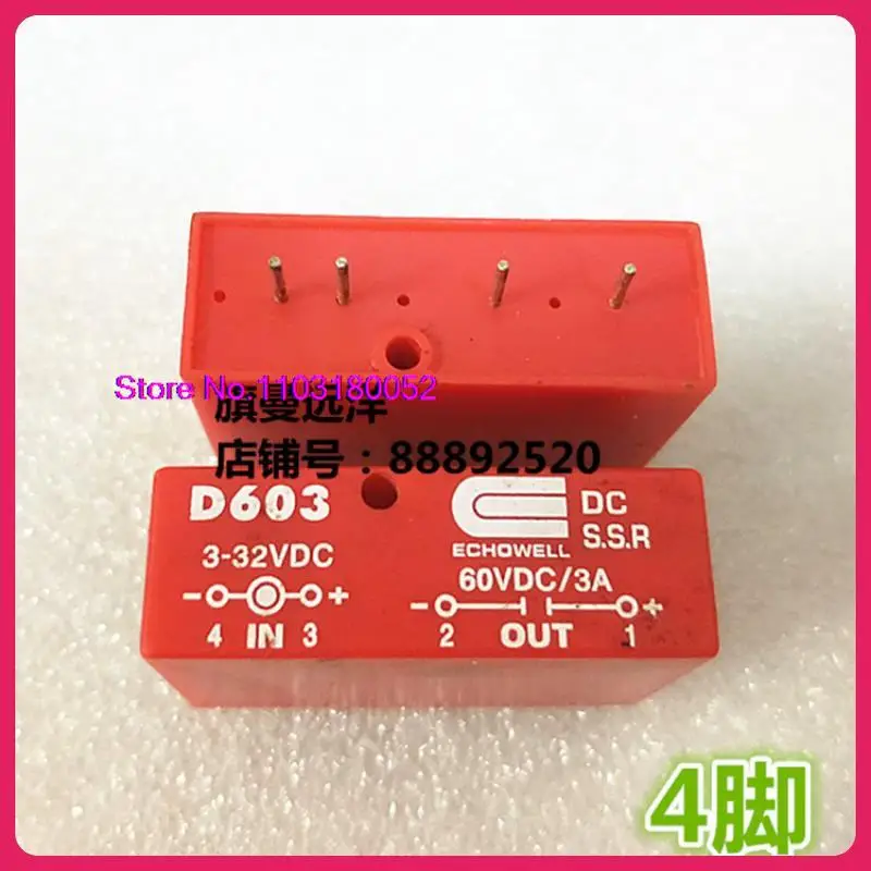 

D603 3-32VDC 60VDC 3A 4 DC S.S.R D603