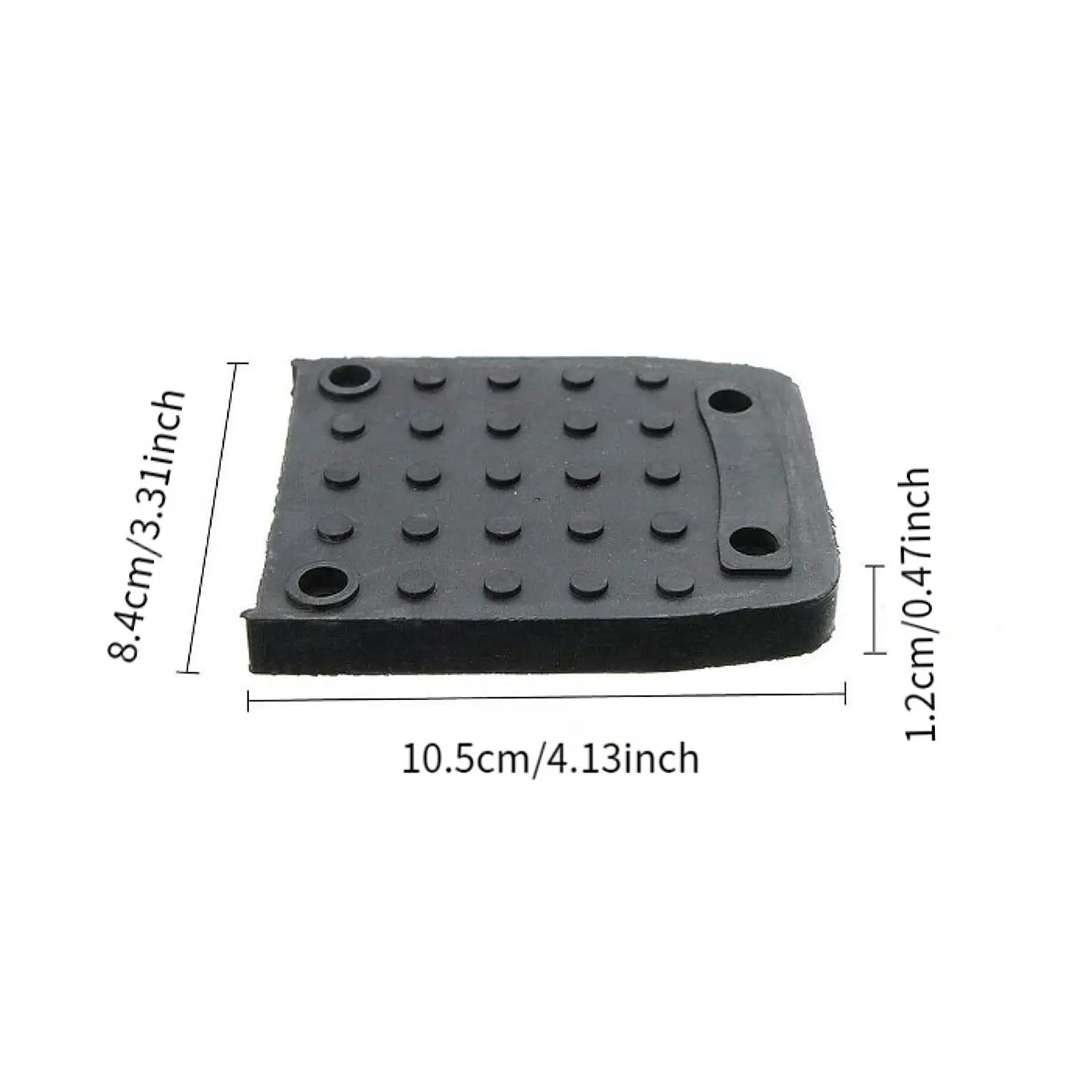 4x Construction Stilt Sole Replacement Kit Stilt Sole Anti Slip Pad Universal Floor Pad Foot Pad for Indoor Painter Painting