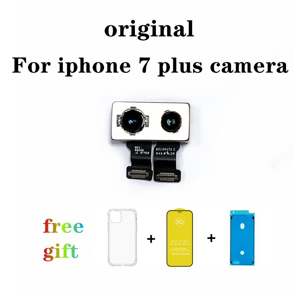 

Original back Camera For iPhone 7plus 7 plus Plustraseira Rear Main Big Lens Flex Cable 7plus Camera