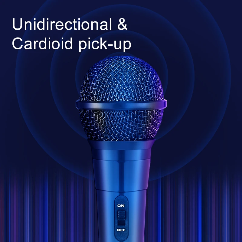 Portable 6.5mm Stereo Studio Mic KTV Karaoke Mini Microphone For Cell Phone Laptop PC Desktop Wired Uni-directional Handheld Mic