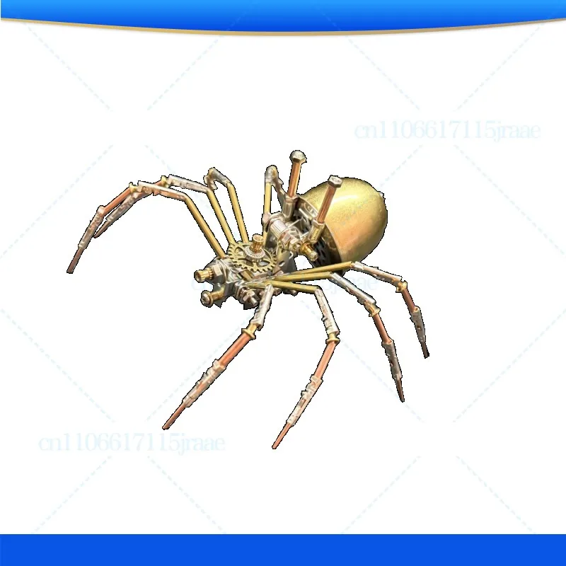 Steampunk mechanical insect spider metal assembly model creative handmade DIY ornament holiday gift