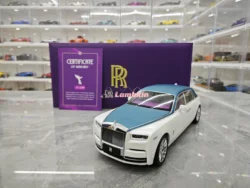 Rolls-royce 2023 Phantviiiメタルカーモデル、拡張版シミュレーション、合金コレクション、オリジナル、1:18、新品