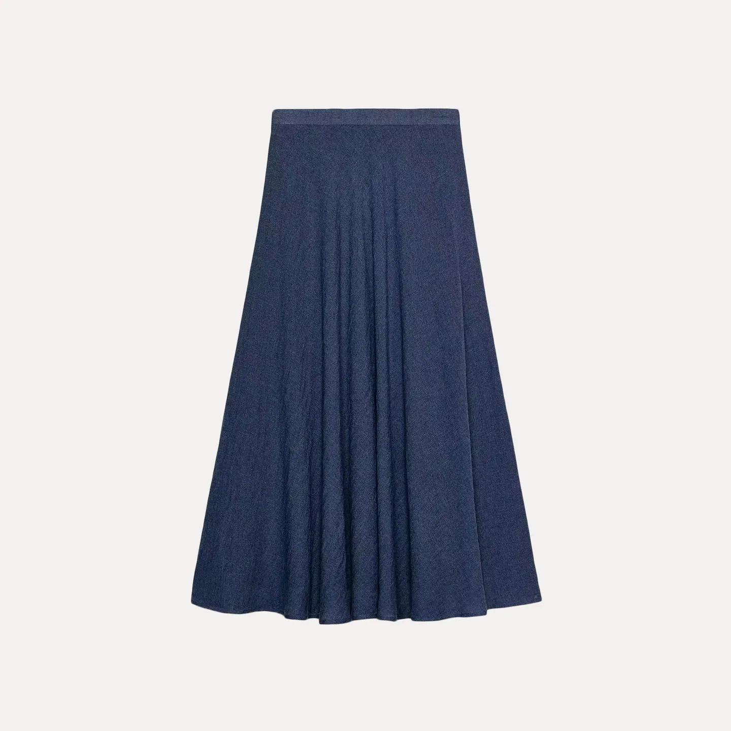 Faionable falda larga Ne Midi de invierno para mujer nueva Sle Ele versátil Dr cintura baja A-Line ape otro Material