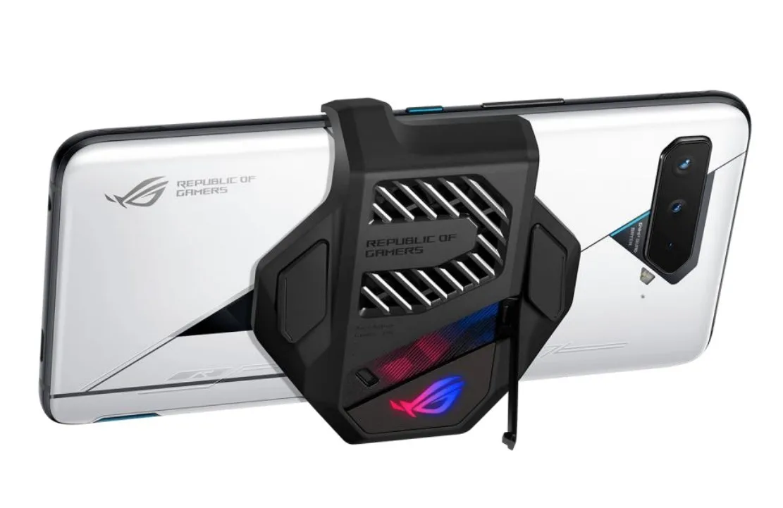 ZS673KS AeroActive Cooler 5 مروحة تبريد لهاتف ASU S ROG Phone 5 الملحقات الأصلية أزرار مادية إضافية