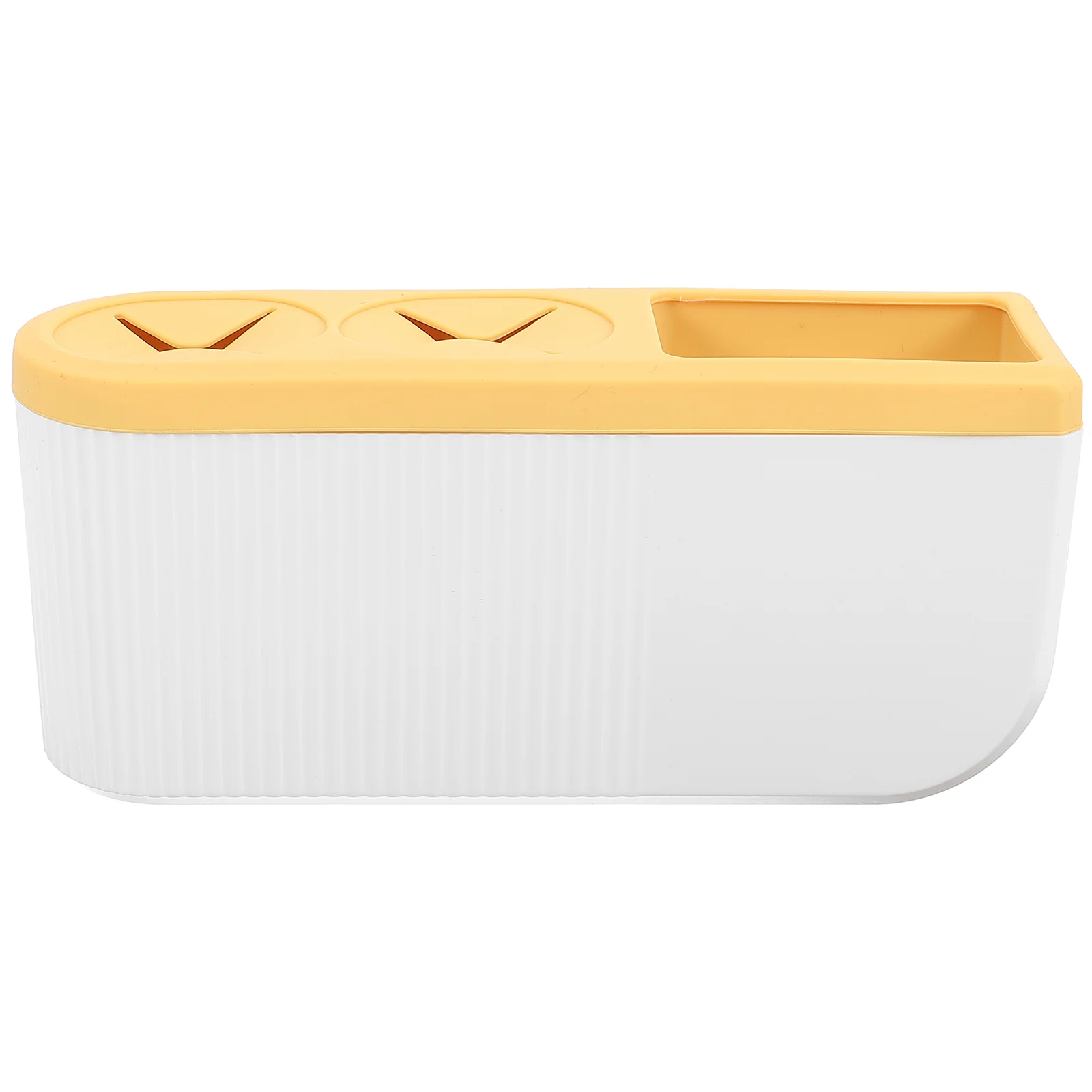 

Tooth Brush Holder Electric Toothbrush Holders Wall for Bathrooms Yellow Mounted Storage Child