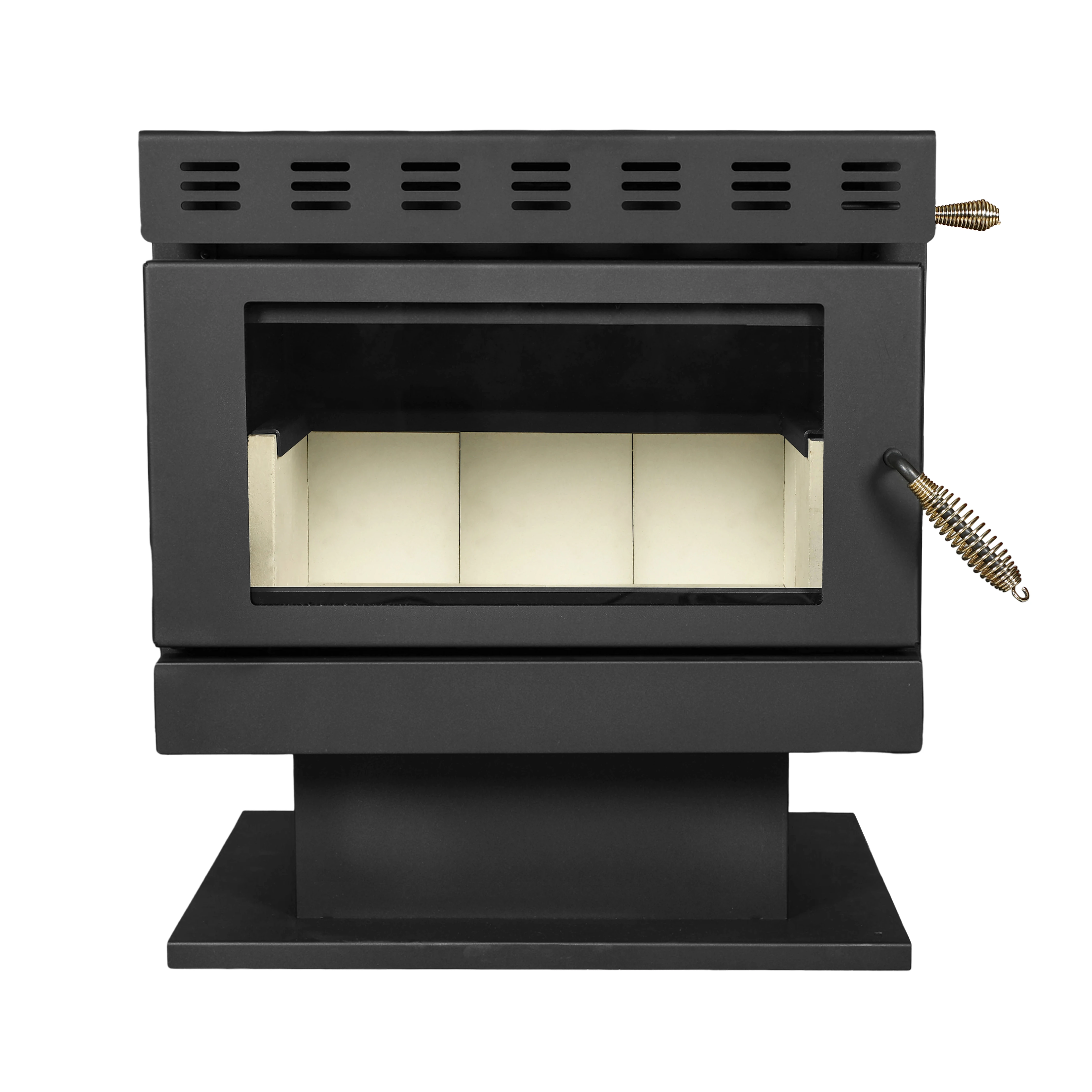 

R1201A Simple luxury design freestanding adjustable intake volume wood burning stove indoor decorative wood stove