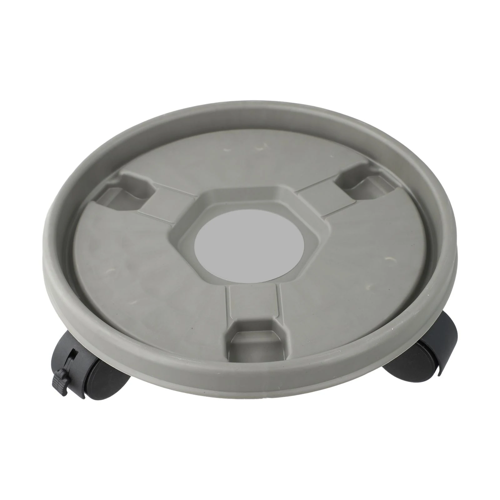 Flower Pot Wheels Round Plastic Tray Heavy Duty Flower Pot Rack Plant Movable Rolling Potted Plant Stand With Rollers