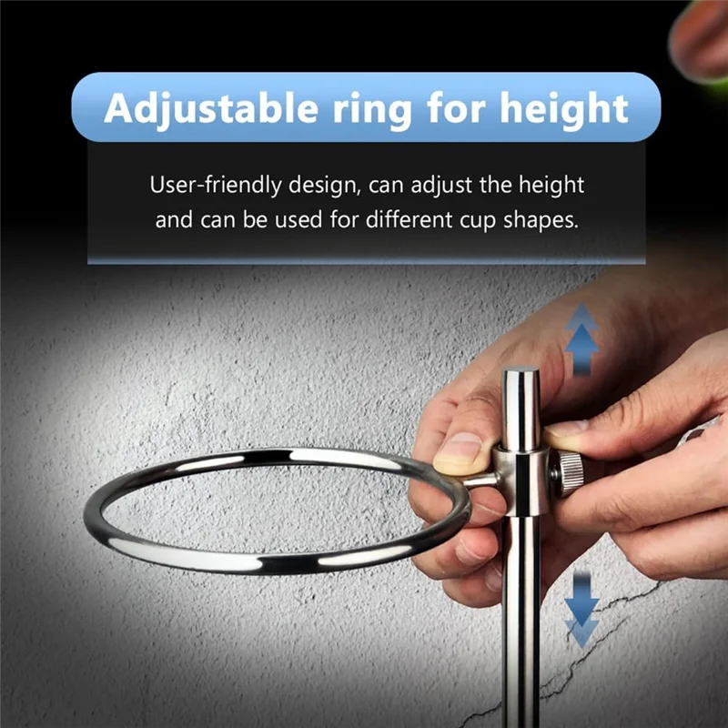 A84X-Brewing Coffee Holder, Dripper Coffee Stand, Pour Over Stand, Height Adjustable, Coffee Filter Stand