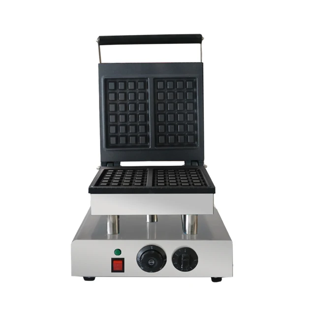 

Belgian style Square shape thick rotary waffle maker