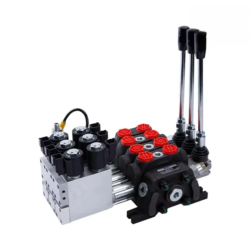 

24 volt hydraulic multi-directional control valve