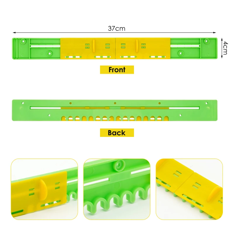 5/10 Pcs Beehive Entrance Reducers and Guards 37cm Anti-Escape Door Gate Sliding Guard for Beekeeping Bees Durable Beehives Tool