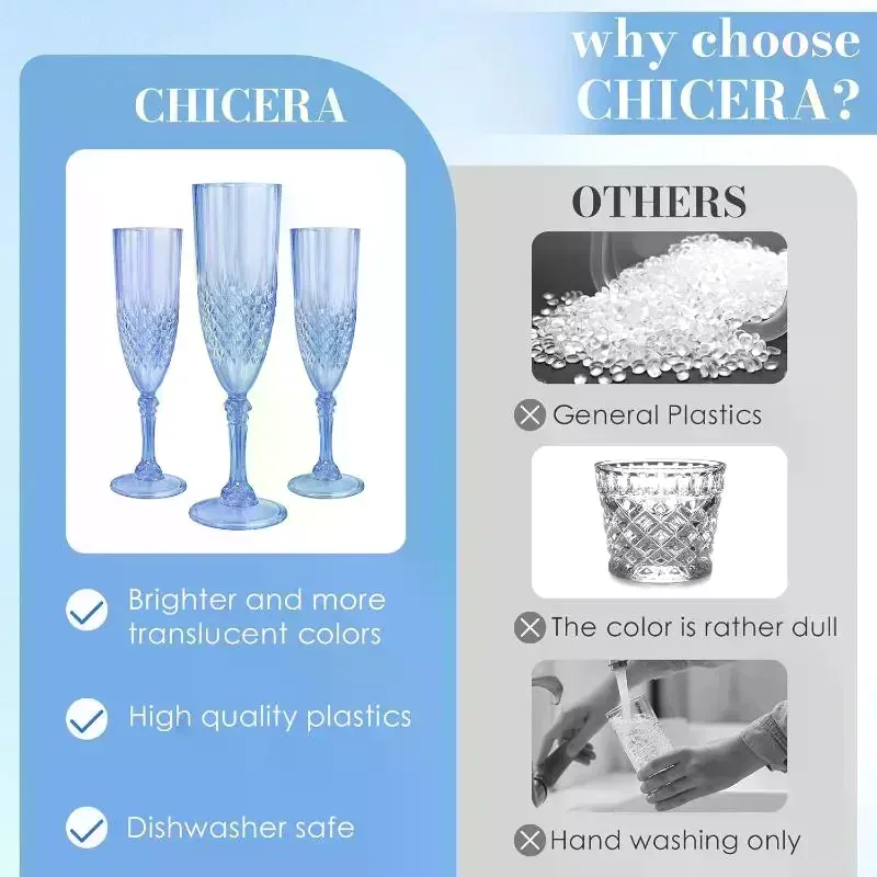 1 Pcs High-Legged Champagne Goblet Red Wine Brandy Glass Transparent Cocktail Drinkware for Party Bar Wedding Gift