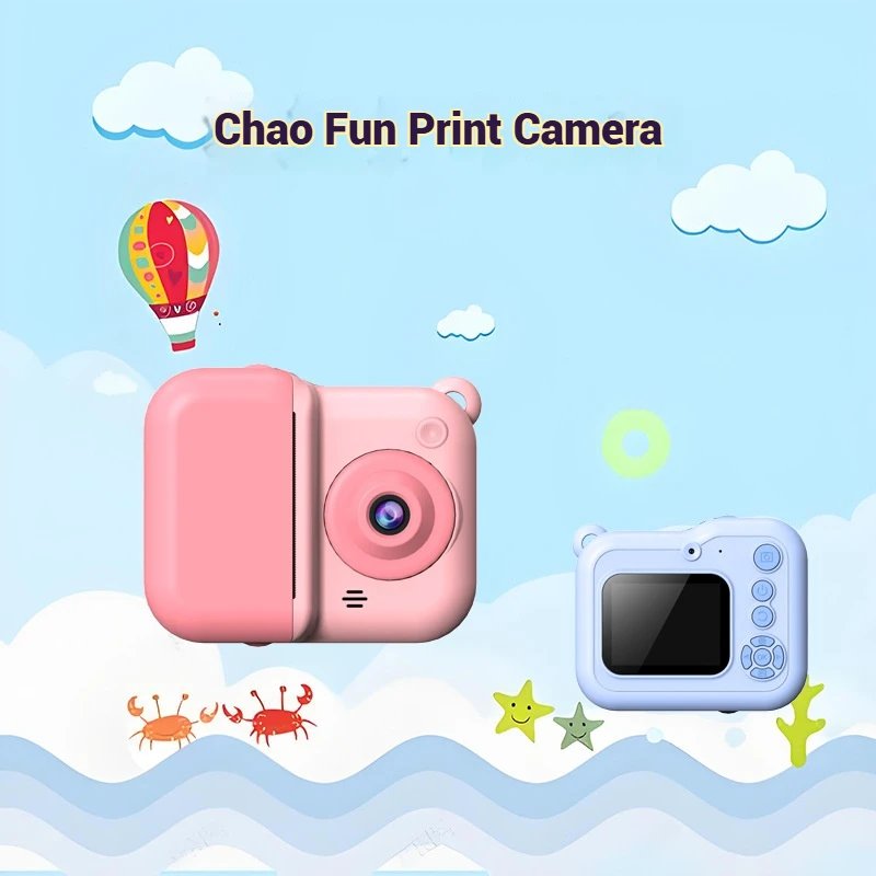 

New Kids Camera Digital Kids Camera Instant Photo Miniature Thermal Printer Video Educational Toys Gifts