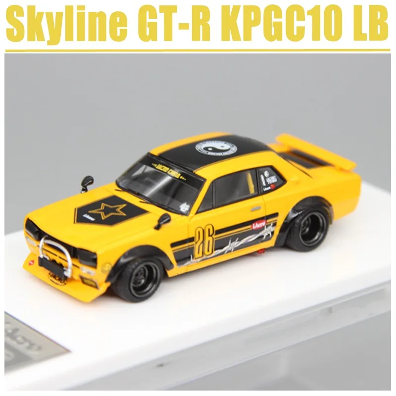 Fuelme 1/64 スカイライン GT-R KPGC10 LB 合金製おもちゃの自動車 ダイキャストメタルモデル ギフト