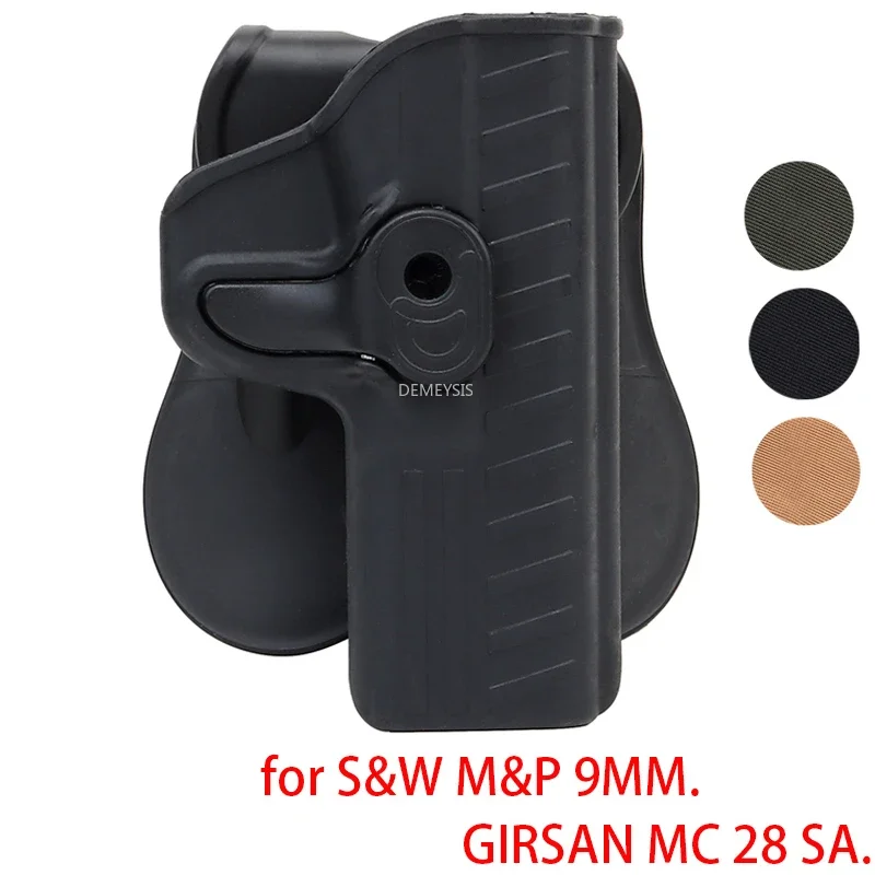 Tactical Gun Holster for S&W M&P 9MM. GIRSAN MC 28 SA. Right Hand