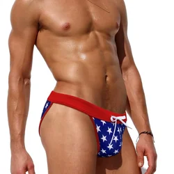 Sexy Swimming Trunks Men Soft Comfortable Swimwear Briefs Summer Sports Quick Drying Breathable Beach Shorts Swimsuits