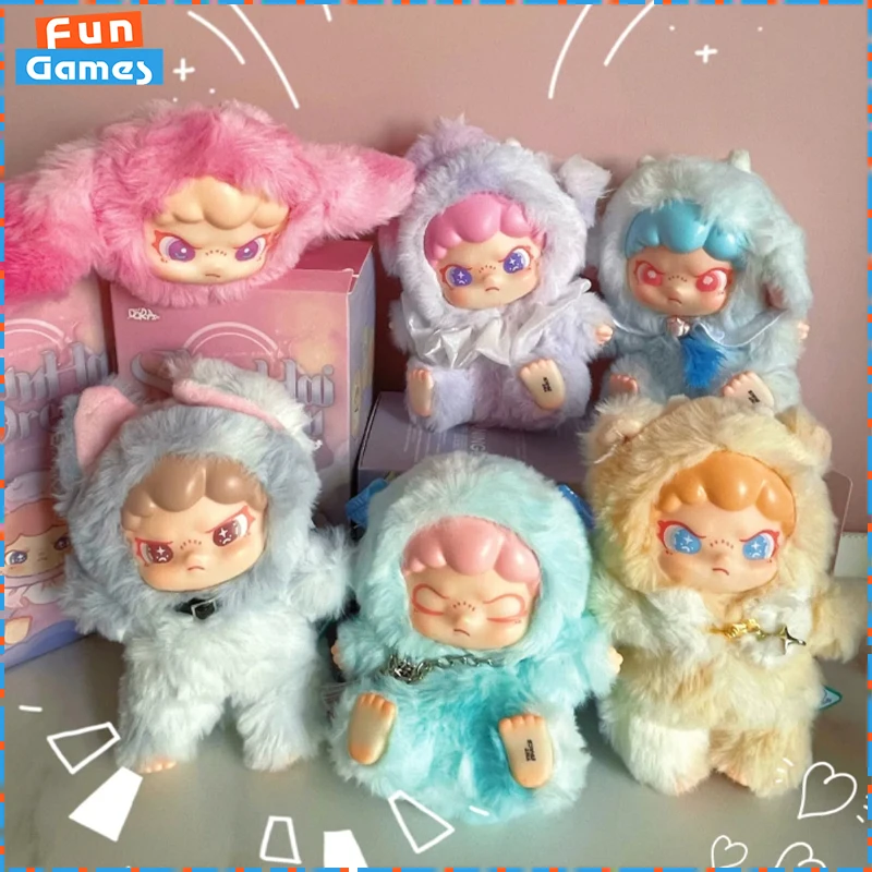 

2025 New DORA Blind Box Shan Hai Yi Meng Vinyl Plush Mystery Box Anime Figure Custom Collectible Ornament Birthday Toy Gifts