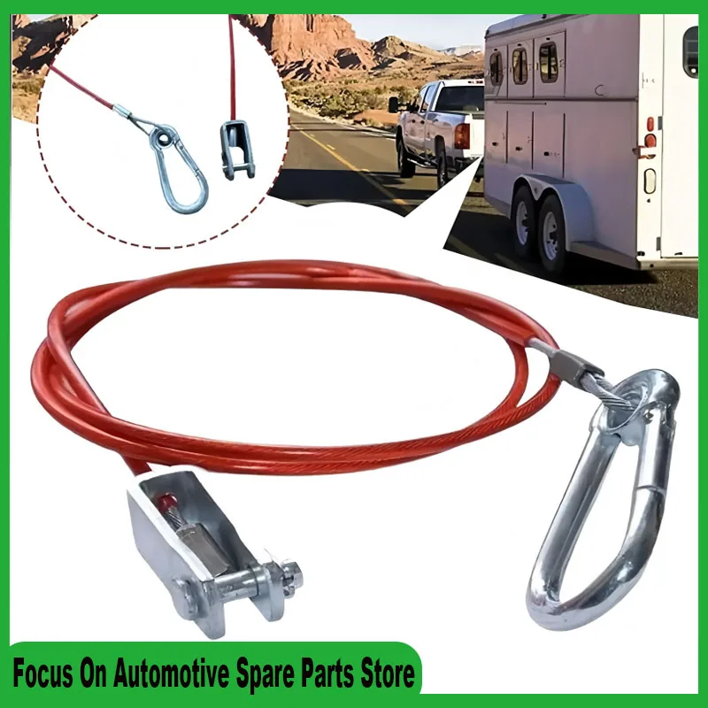

304 Stainless Steel Trailer Breakaway Rope Trailer Caravan Brake Away Breakaway Safety Cable Braked Hitch Replacement Accessorie